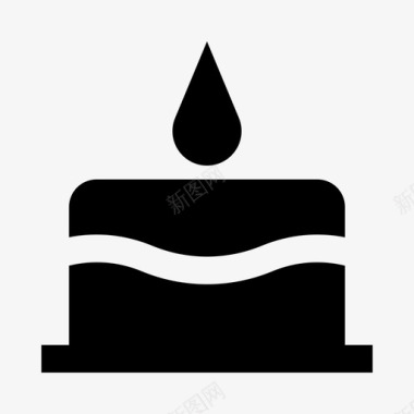 生日蛋糕食物甜食图标图标