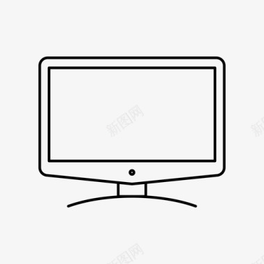 显示器lcd液晶电视图标图标