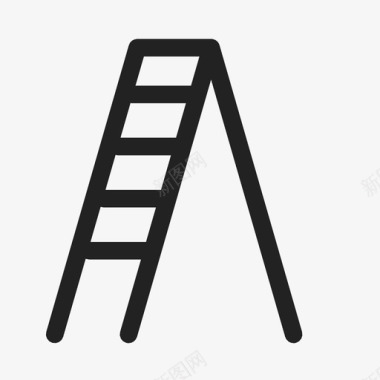梯子木工梯攀爬图标图标