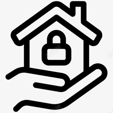 安全是家庭保护家庭安全安全家庭图标图标
