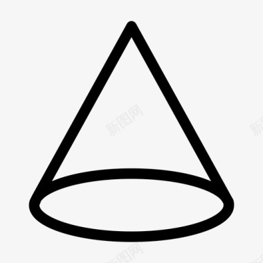 脆皮圆锥形脆皮图标图标