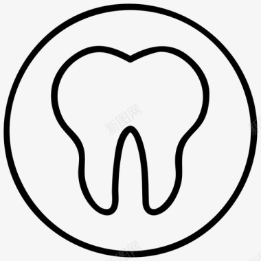 刷牙的牙齿牙齿牙医磨牙图标图标