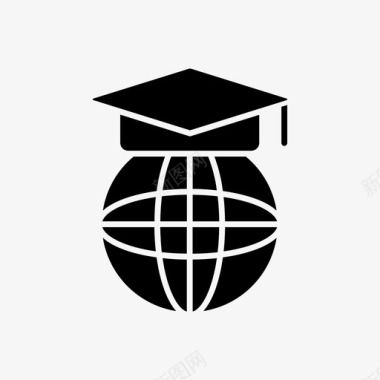 世界教育大学开放教育图标图标