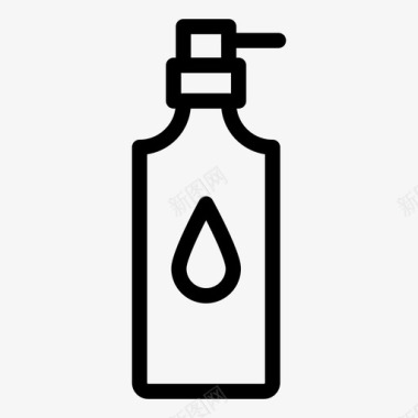 电商品牌洗发水商务乳液图标图标