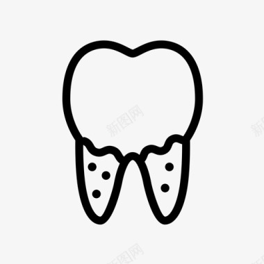 蛀牙龋齿牙科图标图标