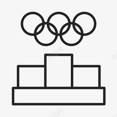 颁奖典礼奥运会冠军颁奖典礼图标图标