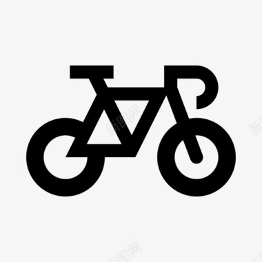 运动运输自行车运动接送图标图标