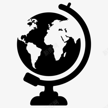 全球世界地理位置图图标图标