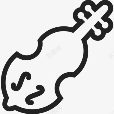 小提琴吉他乐器图标图标