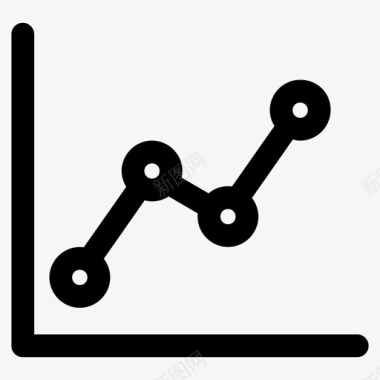 统计统计折线图图表图标图标