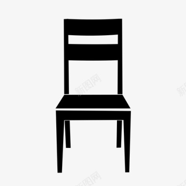 小木椅座椅椅子木椅图标图标