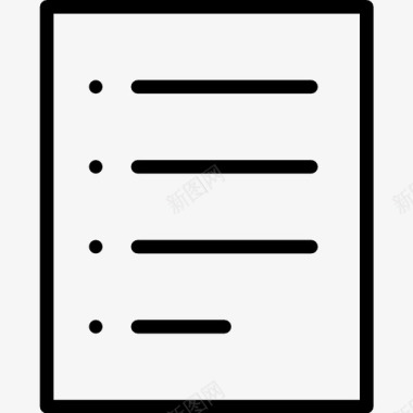 列表项目符号列表表格图标图标