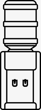 小型饮水机饮水机冷却器办公室图标图标