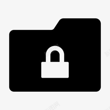 文件夹锁文件夹专用受保护图标图标