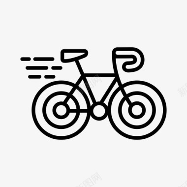 自行车自然交通图标图标