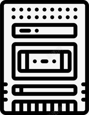 卡带播放器音乐复古图标图标