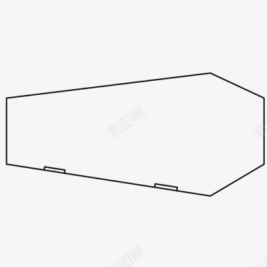 咖啡色棺材棺材死亡葬礼图标图标