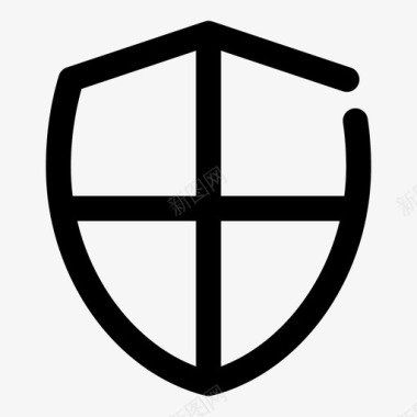 盾牌徽章防护图标图标