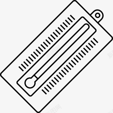 数字挂饰温度计数字温度计医用图标图标