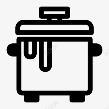 锅火锅厨房用具图标图标