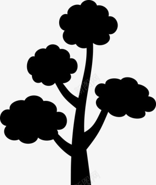树木植物森林图标图标