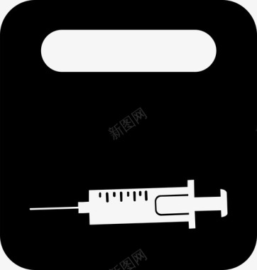 医院健康宣传皮下注射针健康医院图标图标