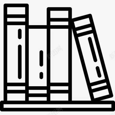 书籍书架教育图标图标