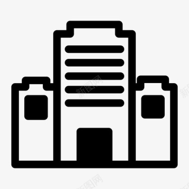 中外别墅建筑物建筑物公寓房子图标图标