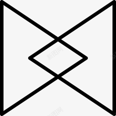 三角形图案双图标图标