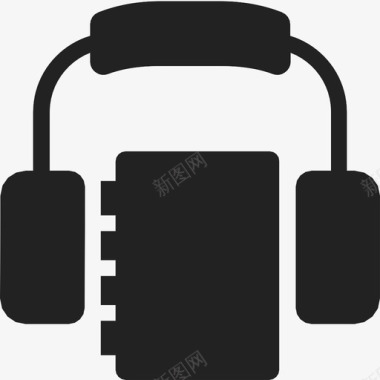 音乐磁带音频耳机图标图标