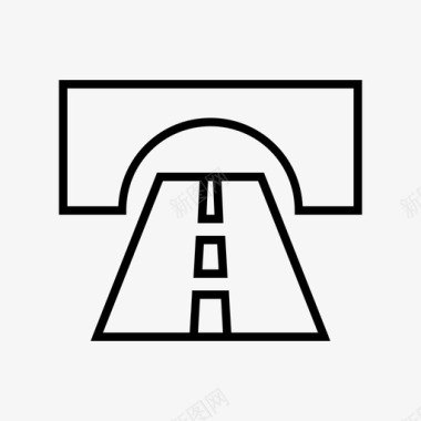 桥梁桩基隧道桥梁立交桥图标图标