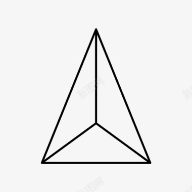 三角形立方体图标图标