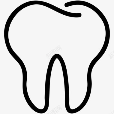 刷牙的牙齿牙齿牙医磨牙图标图标