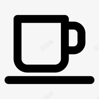 可爱咖啡杯咖啡杯茶图标图标