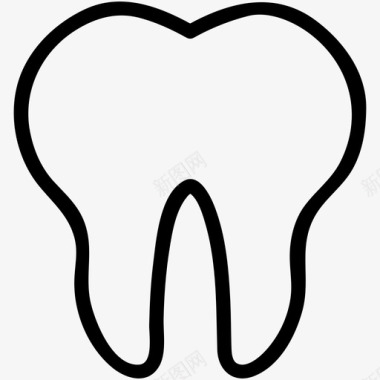 刷牙的牙齿牙齿牙医磨牙图标图标