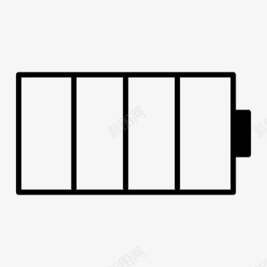 动力十足电池充电能量图标图标