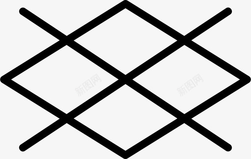 密集的菱形格子菱形格子花色图标图标