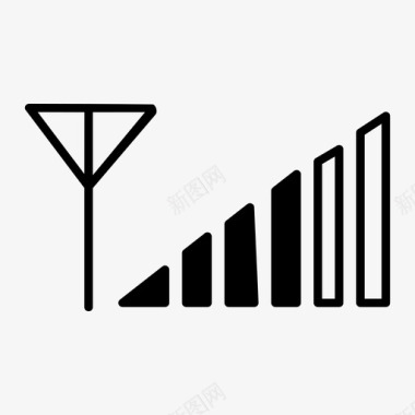 不吸烟的信号信号连接网络图标图标