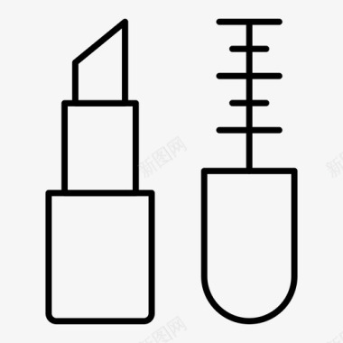 唇膏129号美容商业化妆品图标图标