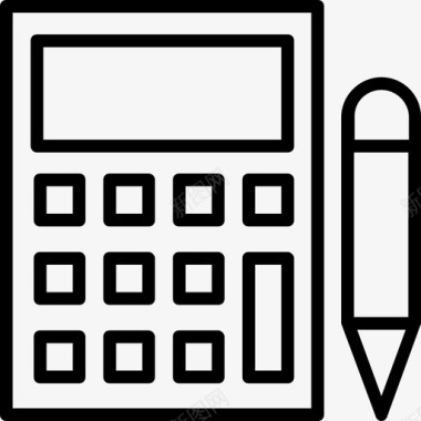 炫彩地产预算帐户计算器图标图标