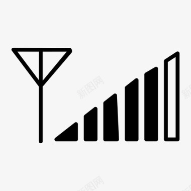 电话接收器连接信号连接网络图标图标