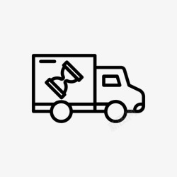 货到付款货车货到付款电子商务商店图标高清图片