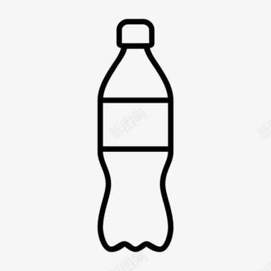 新生儿玻璃奶瓶瓶子饮料玻璃瓶图标图标