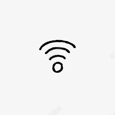 wifi符号计算符号手绘计算机图标图标