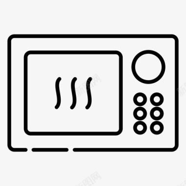 烘焙logo微波炉热水厨房图标图标