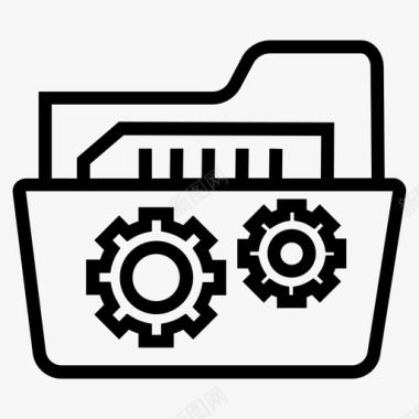 PDF文件设置文件夹设置数据文档管理图标图标