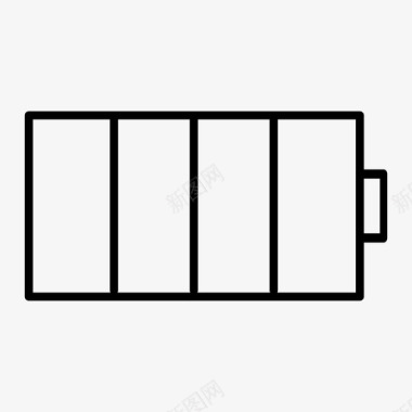 充电插头电池充电能量图标图标