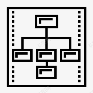 项目方案流程图图表计划图标图标