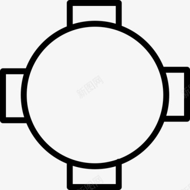 桌子超级简单图标图标