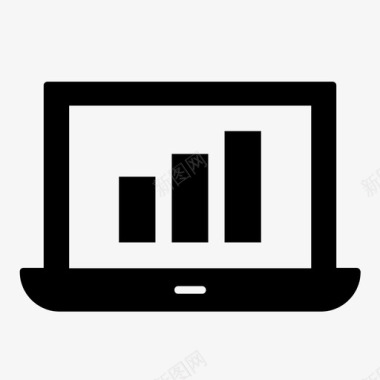 笔记本统计图表统计笔记本电脑统计图标图标